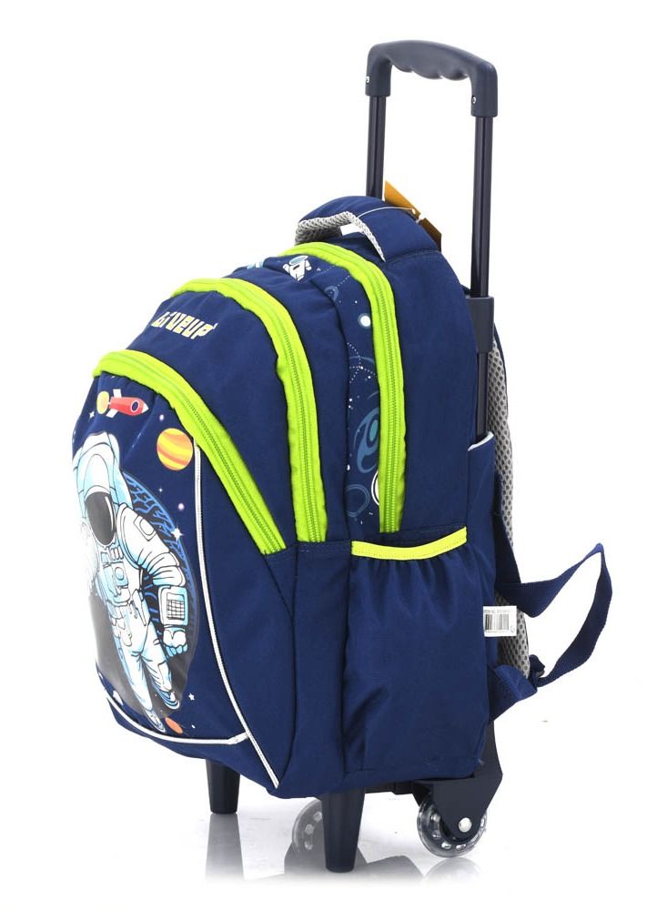 Live up Astronaut navy blue kindergarten trolley bag (22*9*39)