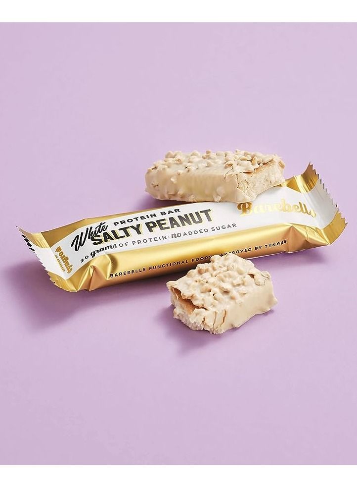 BAREBELLS PROTEIN BAR 55G WHITE SALTY PEANUT BAR -