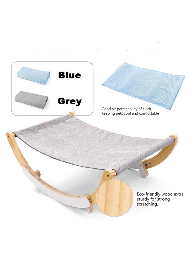 COOLBABY Cat Bed Pet Bed Pet Shaker Antislip Mat Design Washable Breathable Cloth Pad Solid Wood Cat Bed