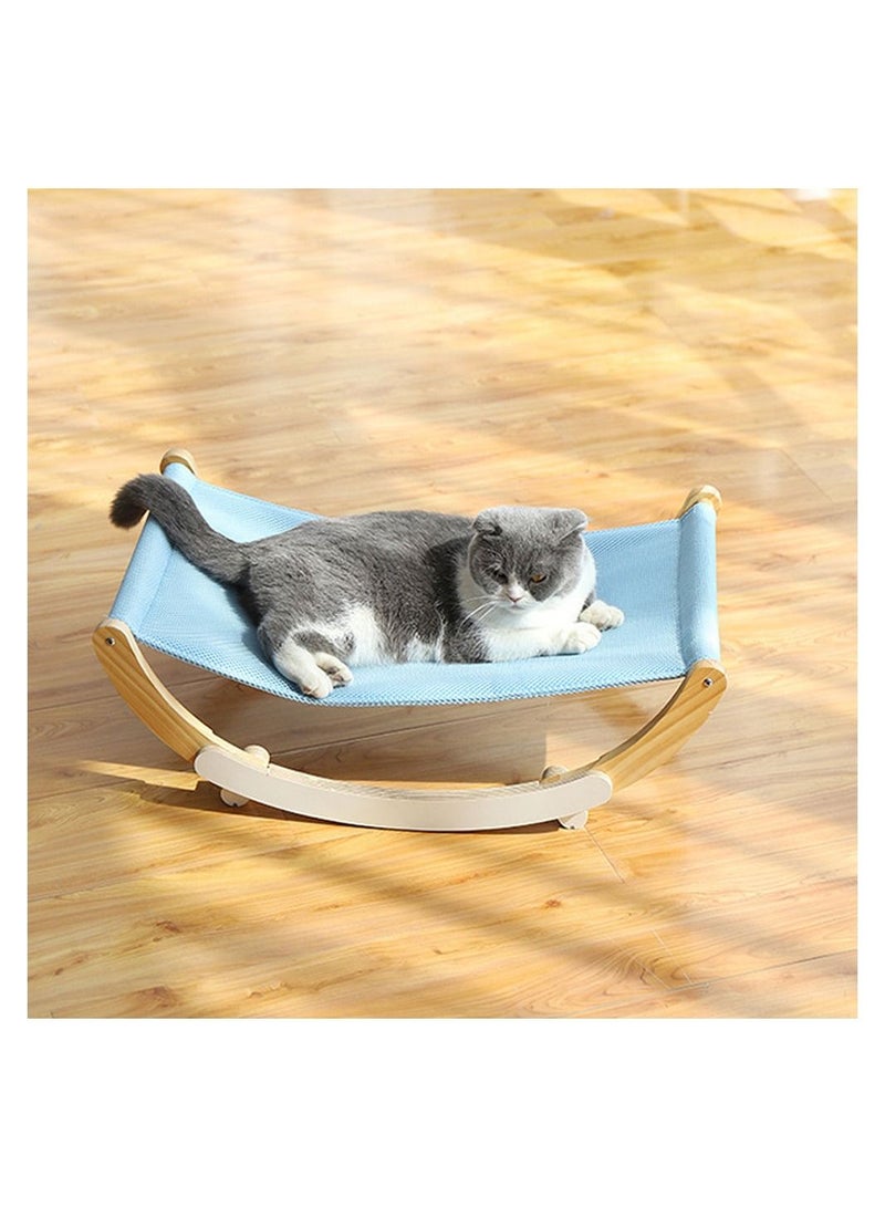 COOLBABY Cat Bed Pet Bed Pet Shaker Antislip Mat Design Washable Breathable Cloth Pad Solid Wood Cat Bed