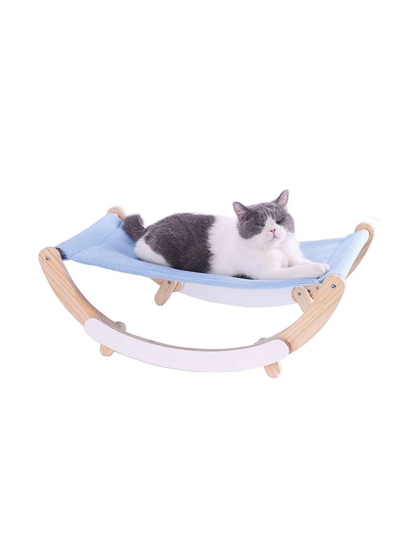 COOLBABY Cat Bed Pet Bed Pet Shaker Antislip Mat Design Washable Breathable Cloth Pad Solid Wood Cat Bed