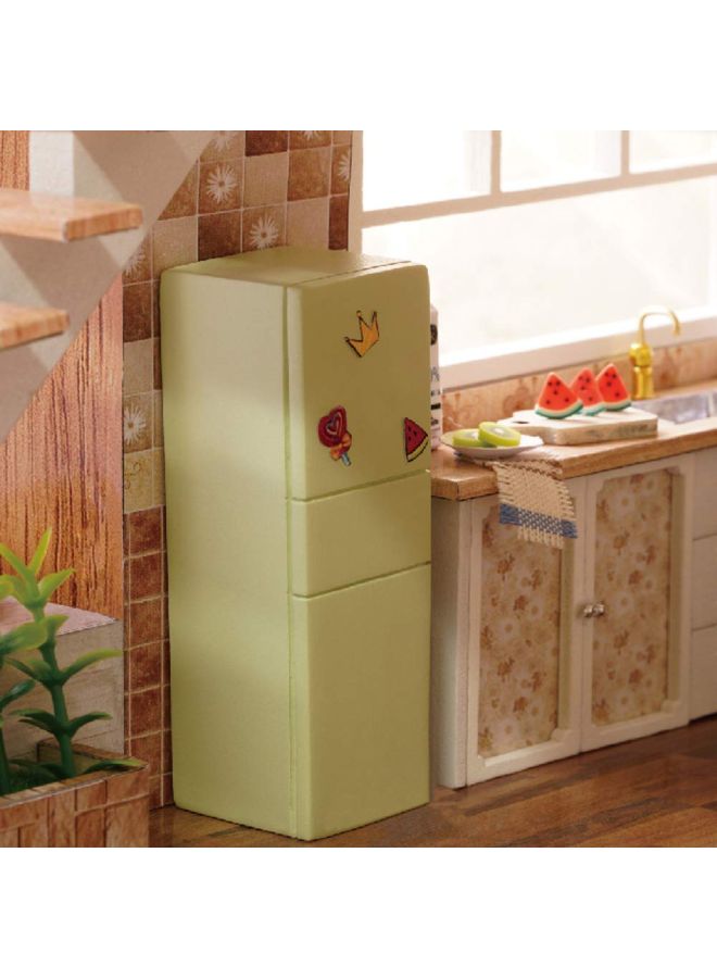 3D Wooden House Room With Furniture Led Lights Toy