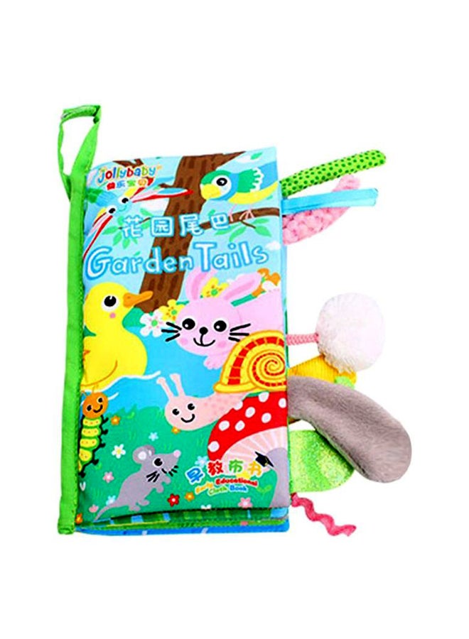 Animal Tail Cloth Book Toy