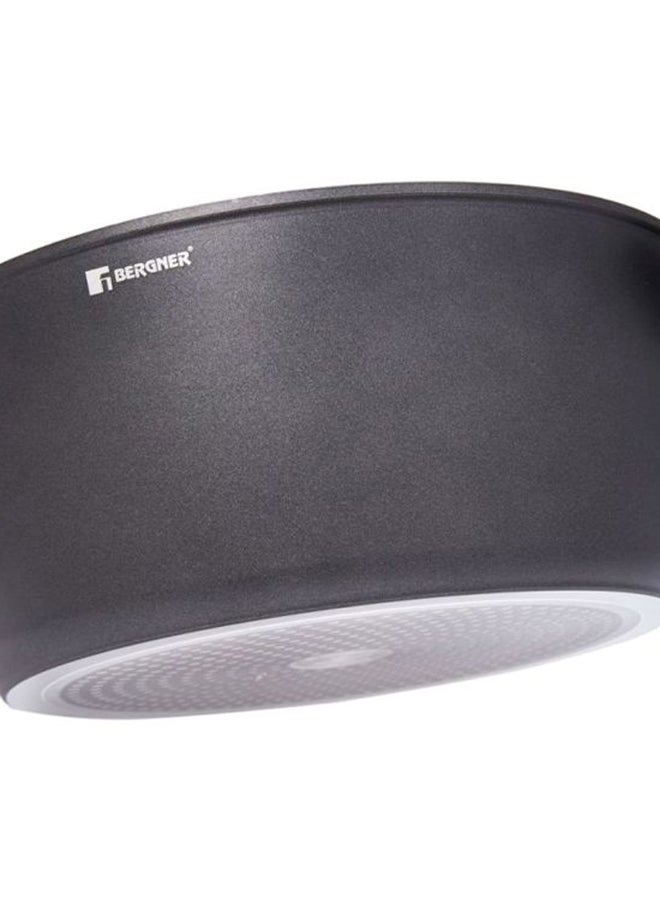 Orion Forged Aluminium Induction Bottom Non-Stick Casserole With Lid Black 28cm