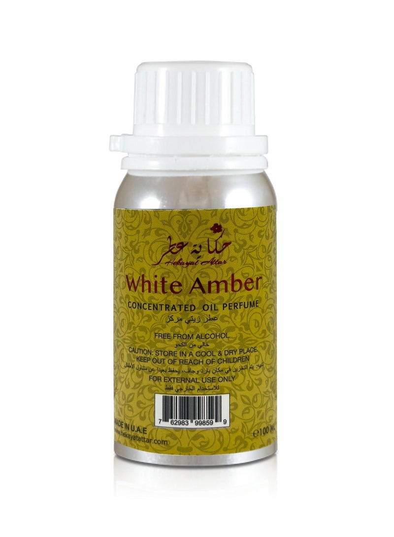 White Amber 100 ml Concentrated Perfume Oil