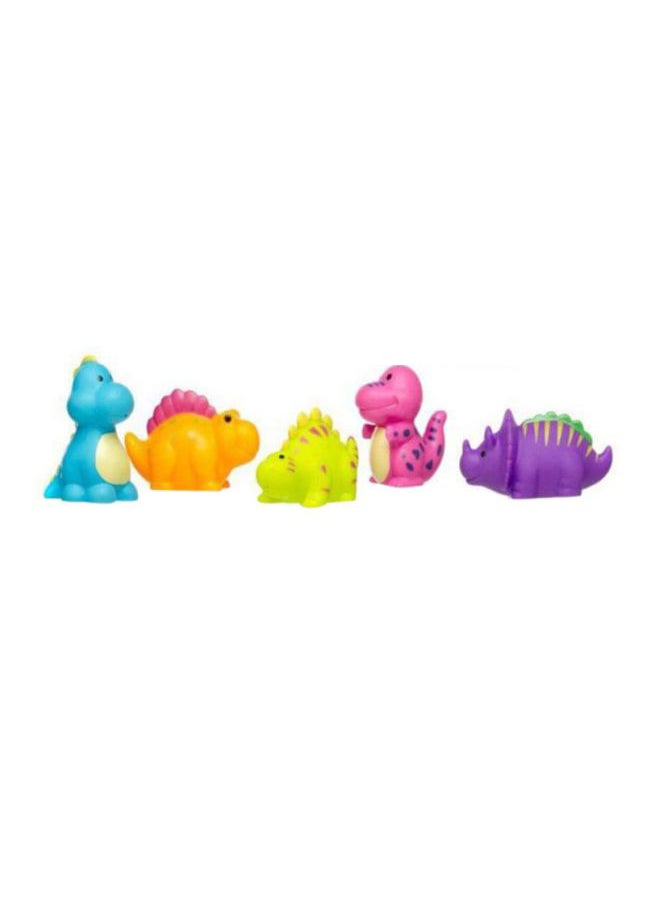 5-Piece Baby Bath Dinosaur Spray Water Toy