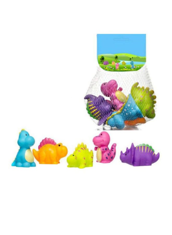 5-Piece Baby Bath Dinosaur Spray Water Toy