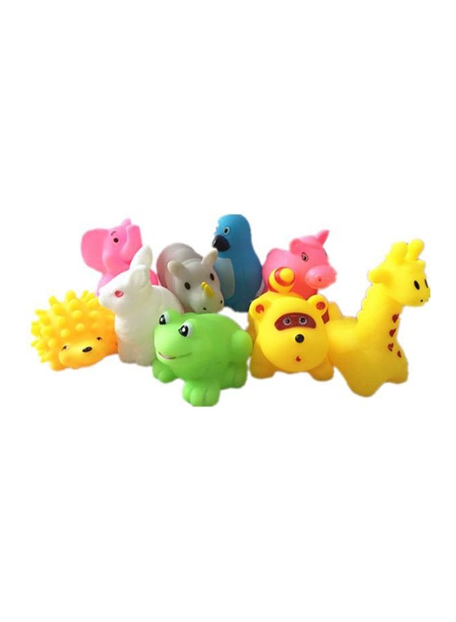 10- Piece Squeaky Bath Toy Set