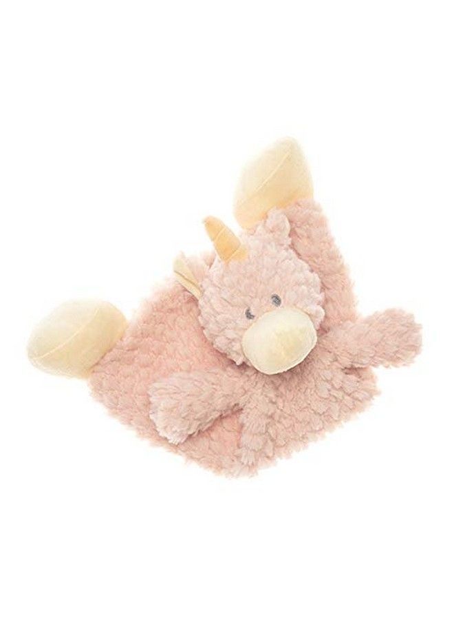 Wendy Unicorn Rose Pink Children Plush Rattle Blankie