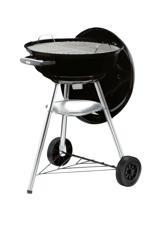 Compact Charcoal Grill Black 47 Centimeter