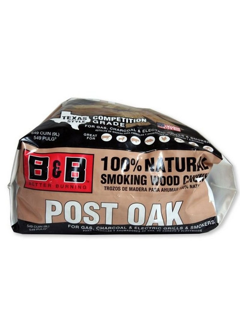 POST OAK WOOD CHUNKS 9L