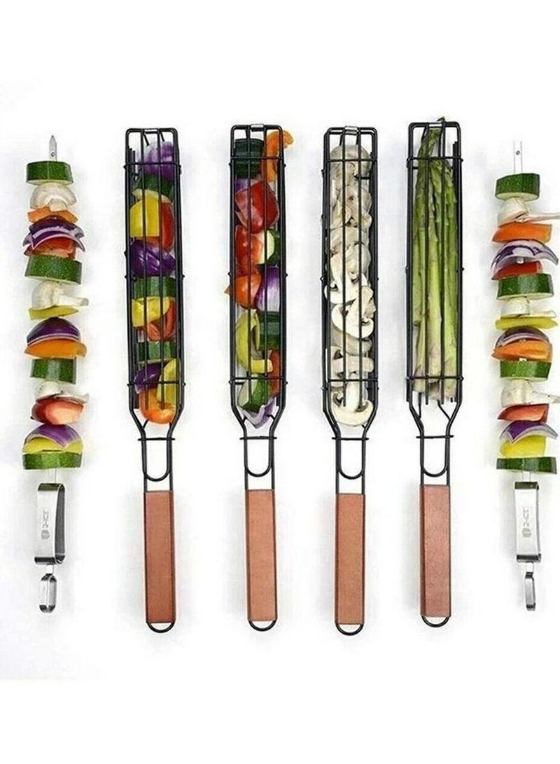 Reusable Kabob Grill Baskets