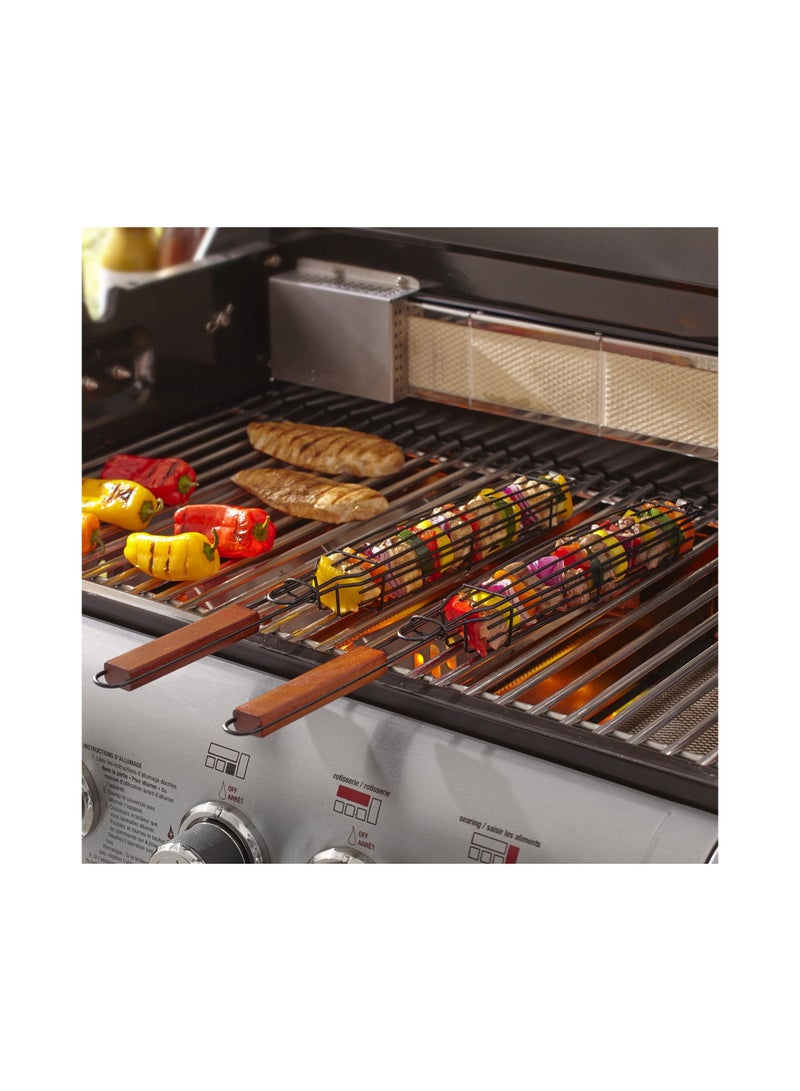 Reusable Kabob Grill Baskets