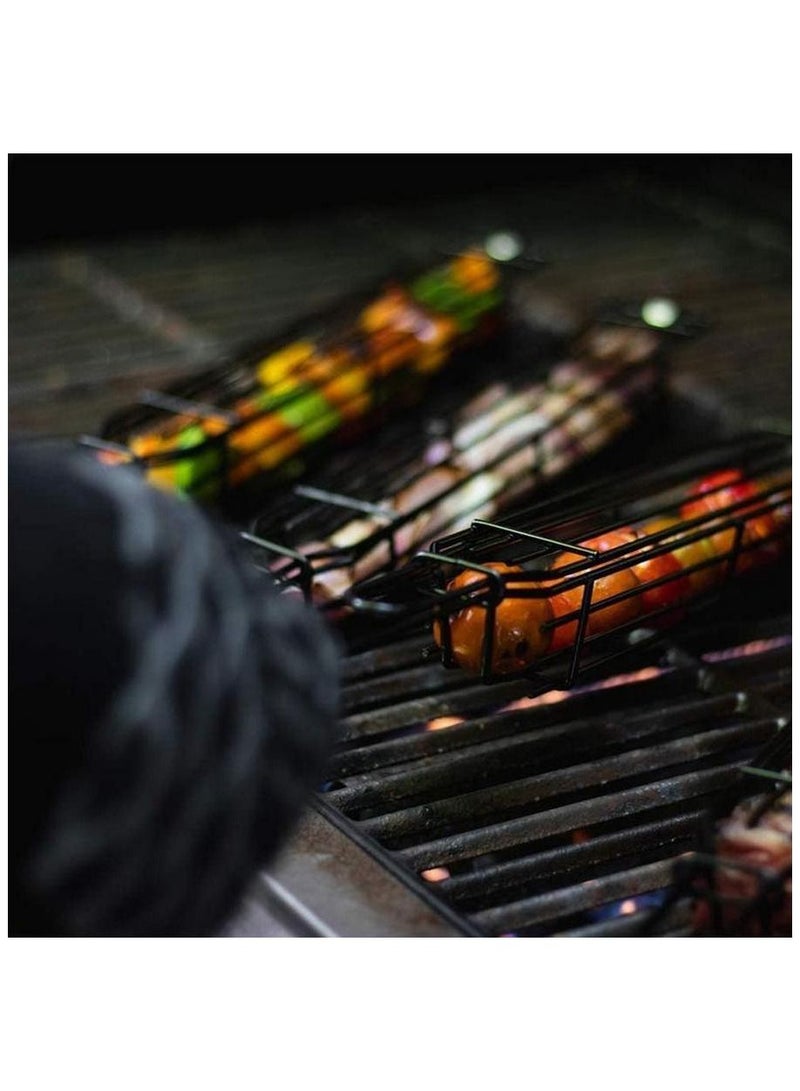 Reusable Kabob Grill Baskets