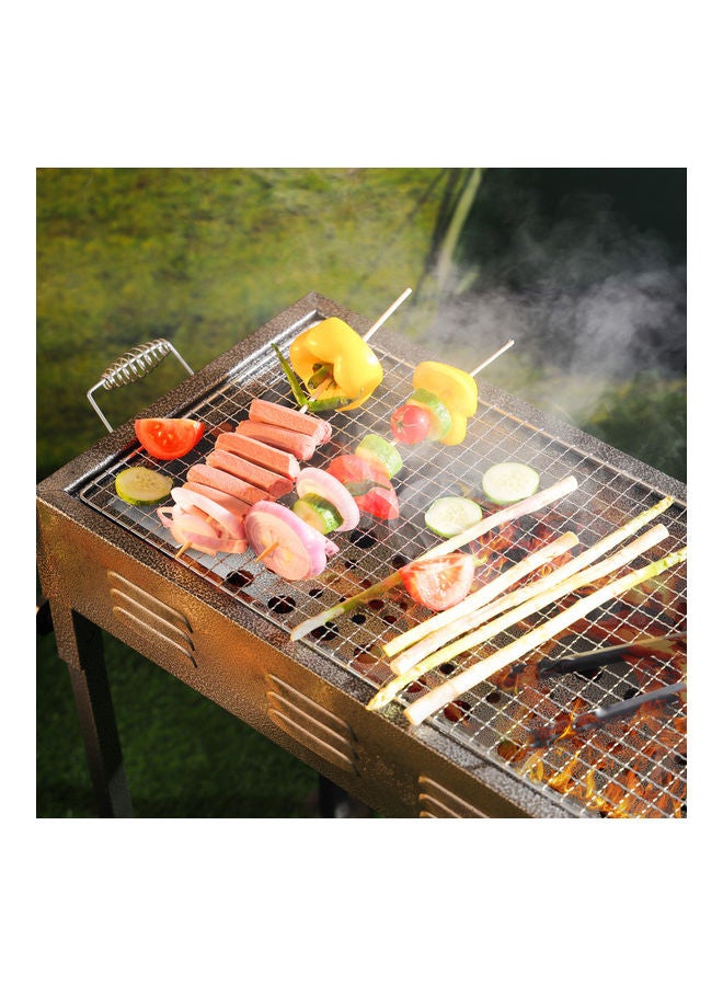 Bbq Stand With Grill Black 65x30x67cm