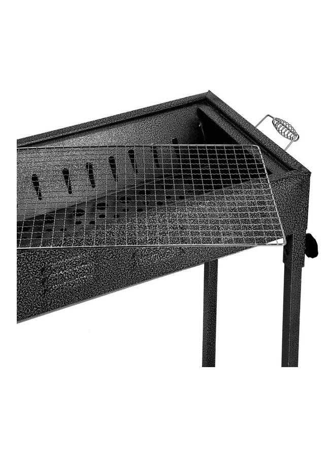 Bbq Stand With Grill Black 65x30x67cm