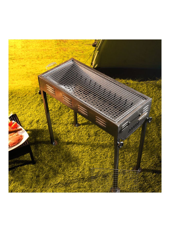 Bbq Stand With Grill Black 65x30x67cm