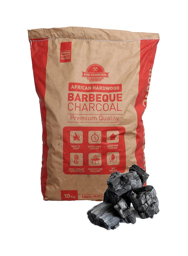 African Hardwood Barbeque Charcoal Beige 10kg