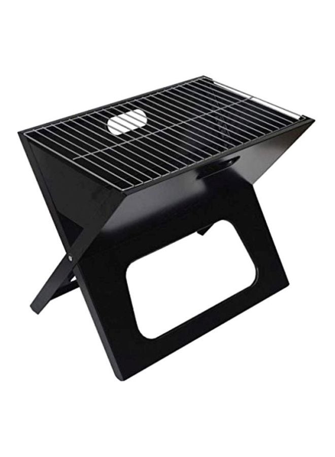 Portable Charcoal Grill Black 14.18inch