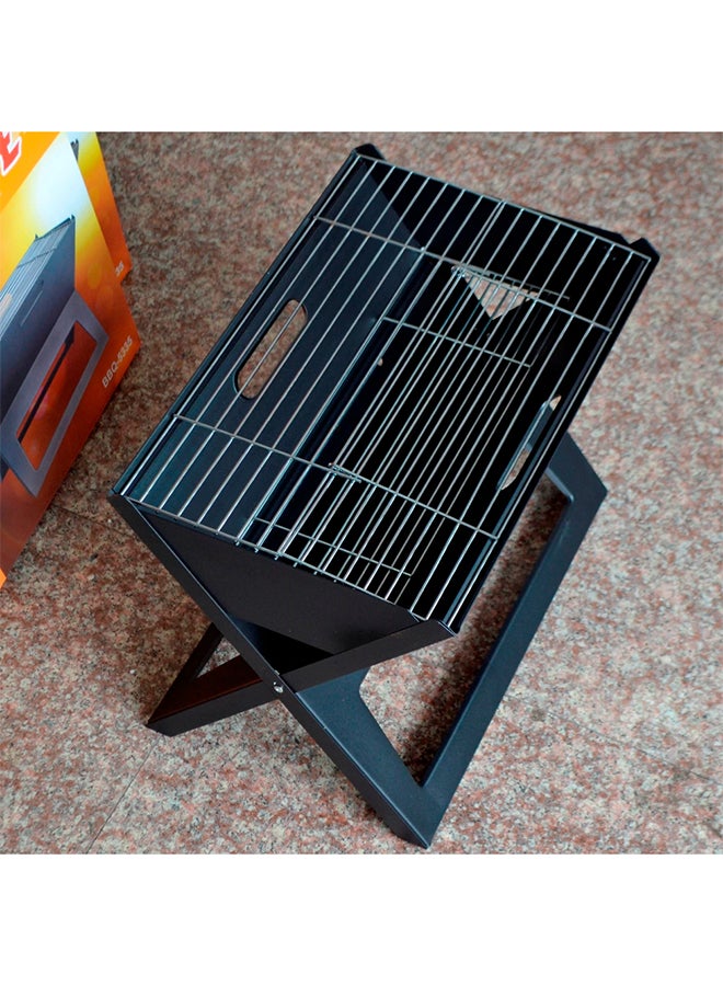 Foldable BBQ Charcoal Grill Black