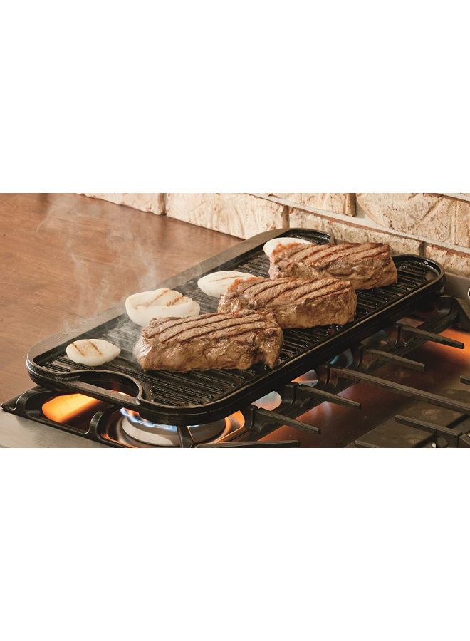 Pro-Grid Reversible Grilling Grid Black 20x10.5inch