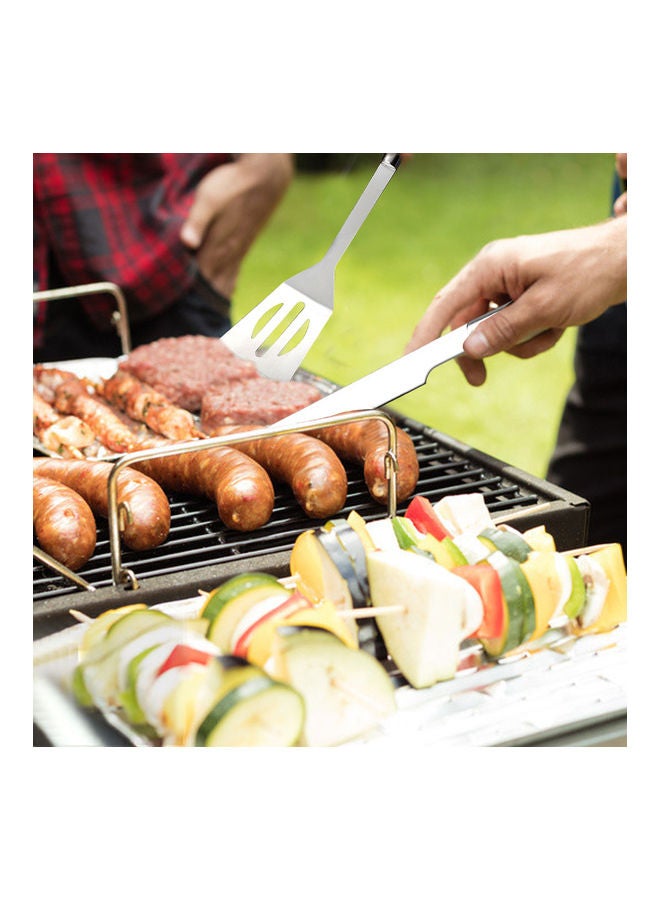 10-Piece Barbecue Tool Set Multicolour