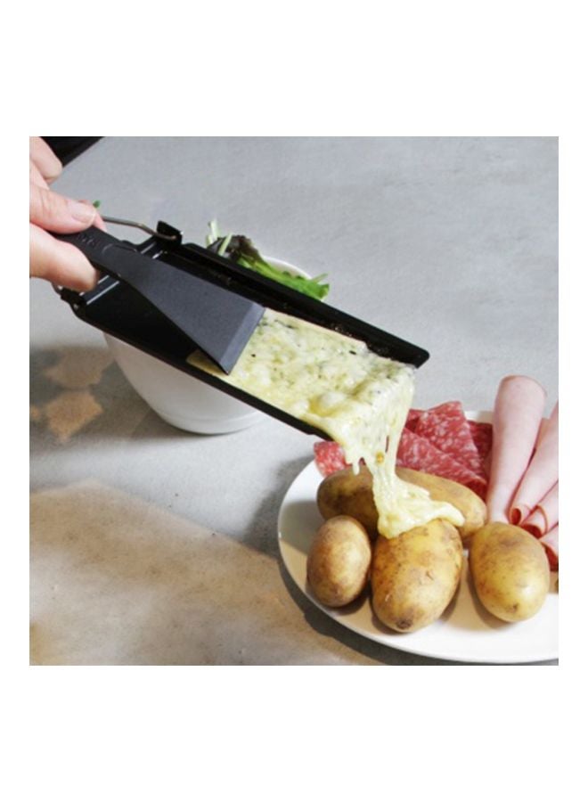 Non-Stick Raclette Grill With Spatula Black 3.54x7.28x2.3inch