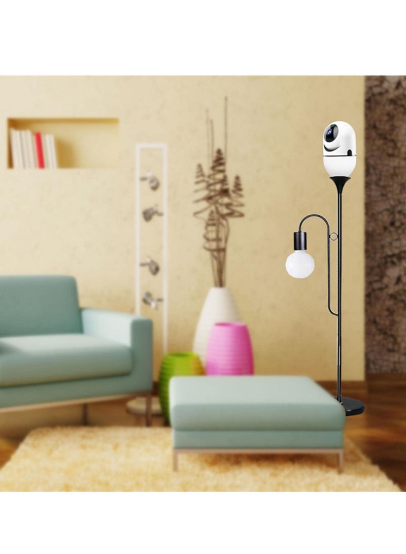 Smart Bulb WiFi Camera: Home Surveillance IP Camera with Night Vision and Alarm