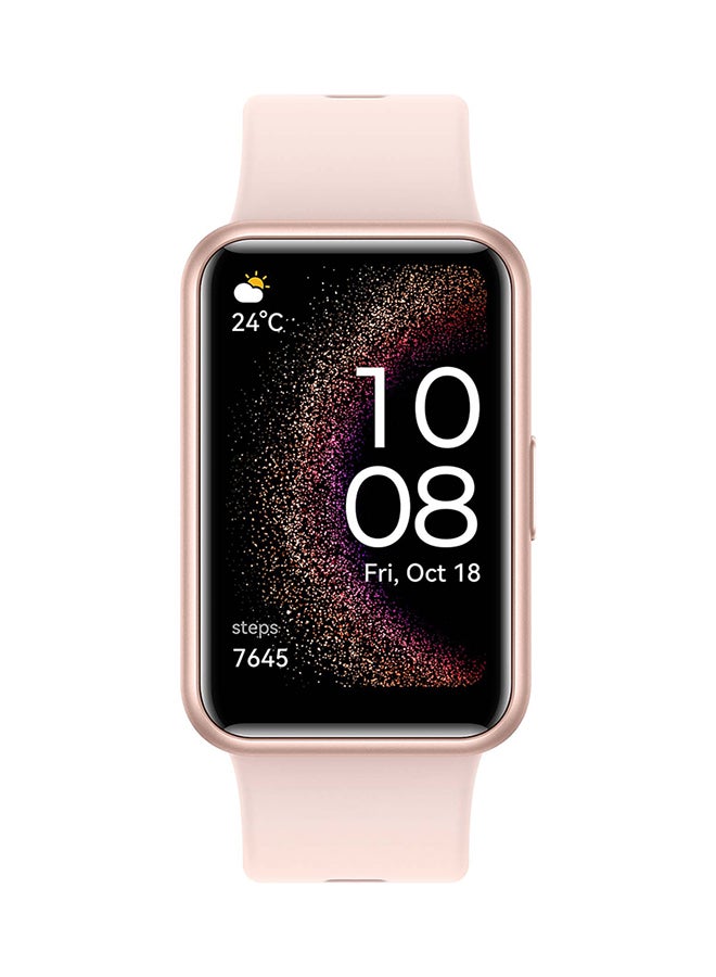 WATCH FIT Special Edition Smart Watch, 1.64-inch HD AMOLED Display, Built-in GPS, Scientific Sleep Tracking, Quick Replies for Third-Party Apps, Compatible with Android & iOS Devices, Nebula Pink
