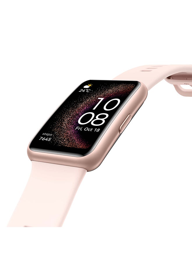 WATCH FIT Special Edition Smart Watch, 1.64-inch HD AMOLED Display, Built-in GPS, Scientific Sleep Tracking, Quick Replies for Third-Party Apps, Compatible with Android & iOS Devices, Nebula Pink