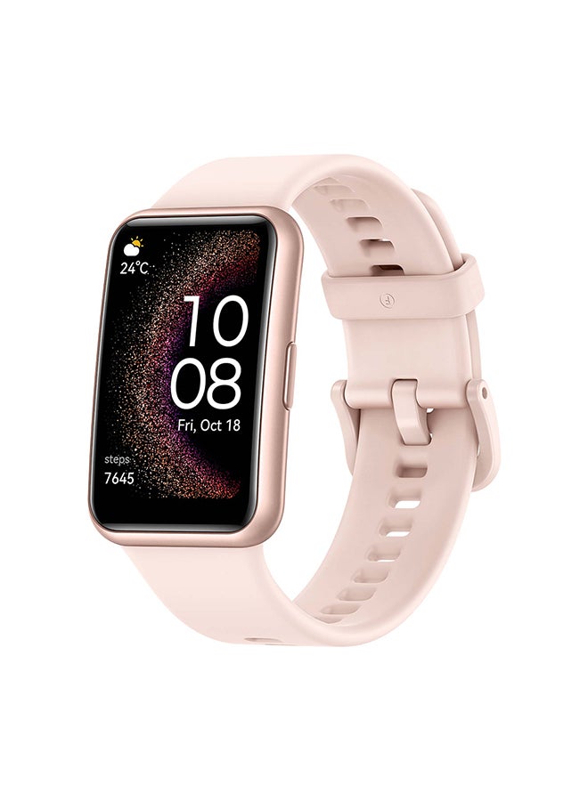 WATCH FIT Special Edition Smart Watch, 1.64-inch HD AMOLED Display, Built-in GPS, Scientific Sleep Tracking, Quick Replies for Third-Party Apps, Compatible with Android & iOS Devices, Nebula Pink