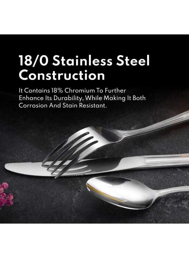 58086 Slimline Pattern 18/0 Stainless Steel Oyster Fork 5.4Inch Set Of 12