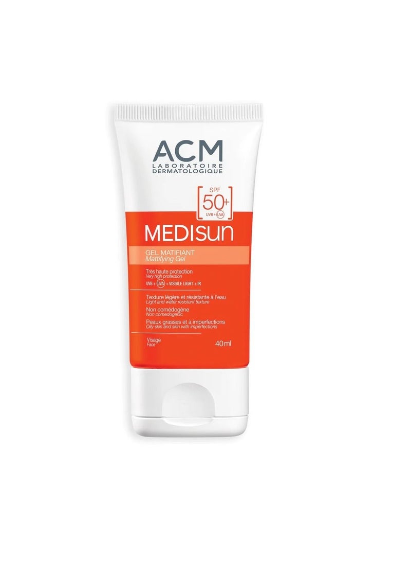 MEDISUN GEL MATIFICANTE SPF50+ 40 ML