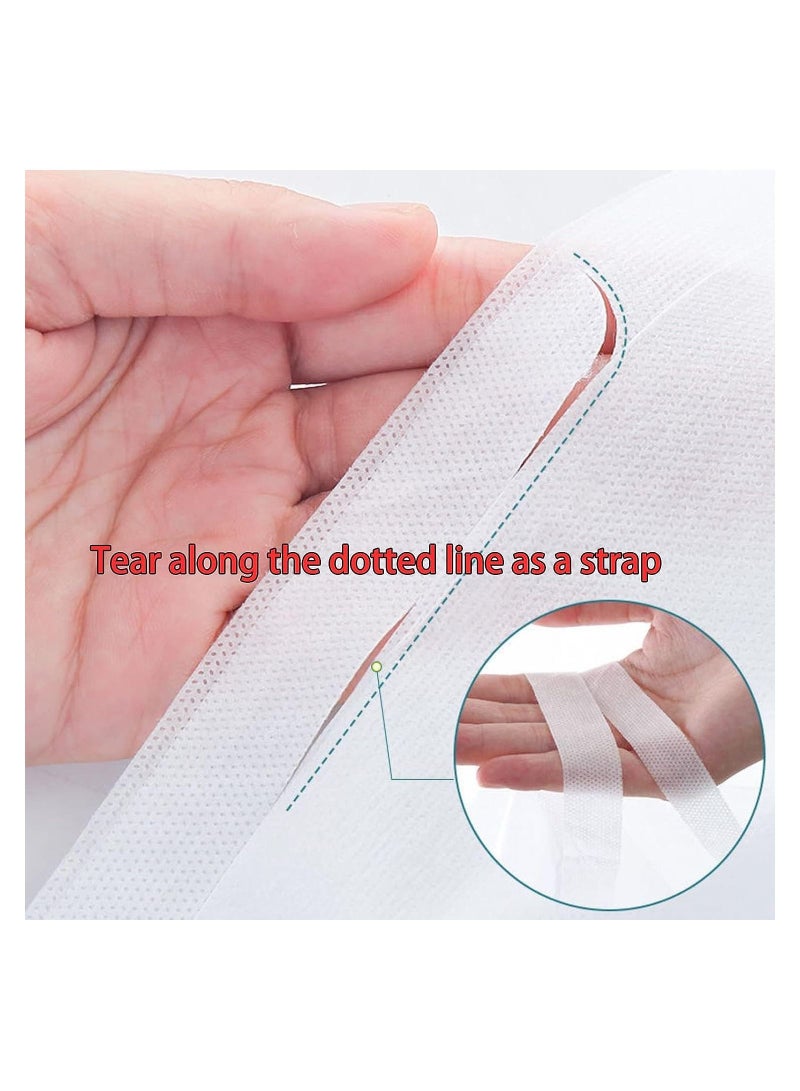 4 PCS Disposable Bed Sheets Travel Sheets for Bed Bedding Cover, Portable Bedding Set with 1 Bed Sheet 1 Quilt Cover and 2 Pillowcase for Travel Business Trip Spa