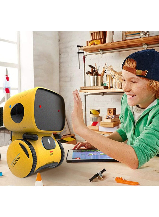 Interactive Smart Robots with Touch Sensor Voice Control Speech Recognition Singing Dancing Walking Recording and Repeating Intelligent Educational Robort