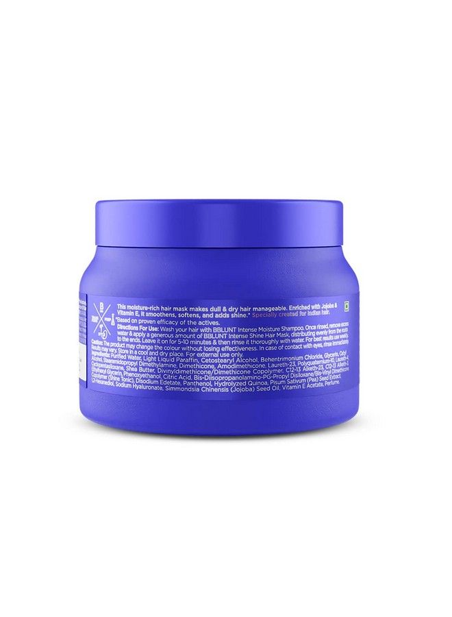 Intense Moisture Hair Mask With Jojoba Oil & Vitamin E For Nourished & Shiny Hair 250 G