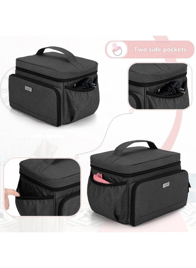 Breast Pump Bag Compatible With Spectra S1 And S2 Pumping Bag For Breast Pump And Extra Parts (Suitable For Home Or Travel Use) Black (Patent Pending)