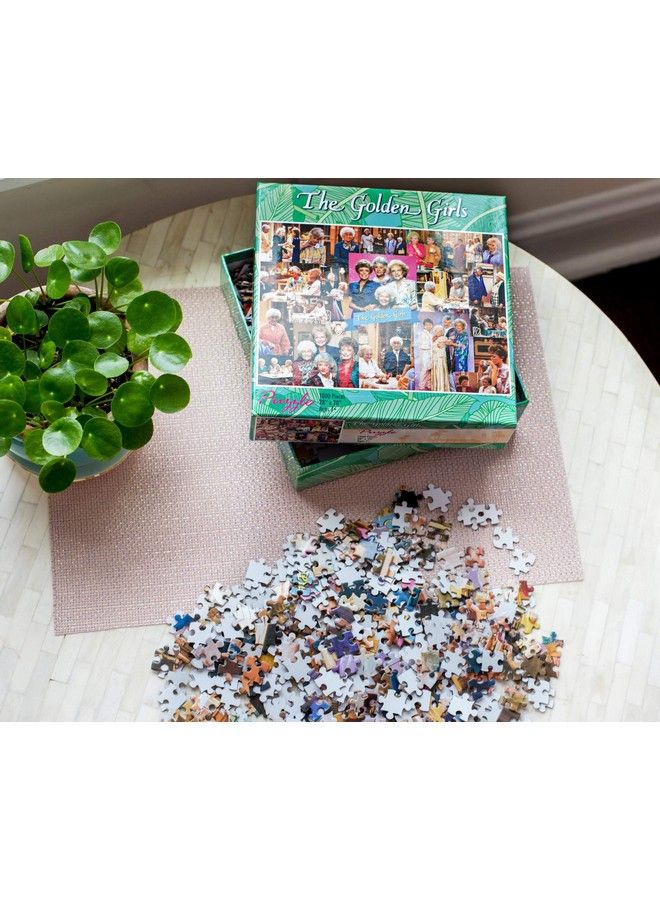 The Golden Girls Collage 0S Puzzle For Adults And Kids ; 1000 Piece Jigsaw Puzzle Toy ; Fun Interactive Brain Teaser For Family Game Night ; 28 X 20 Inches