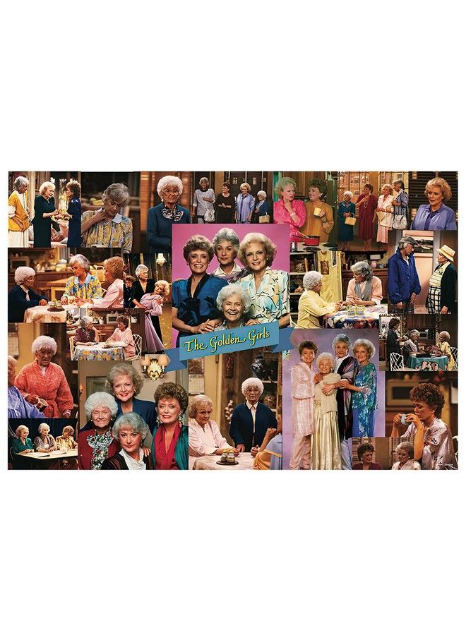 The Golden Girls Collage 0S Puzzle For Adults And Kids ; 1000 Piece Jigsaw Puzzle Toy ; Fun Interactive Brain Teaser For Family Game Night ; 28 X 20 Inches