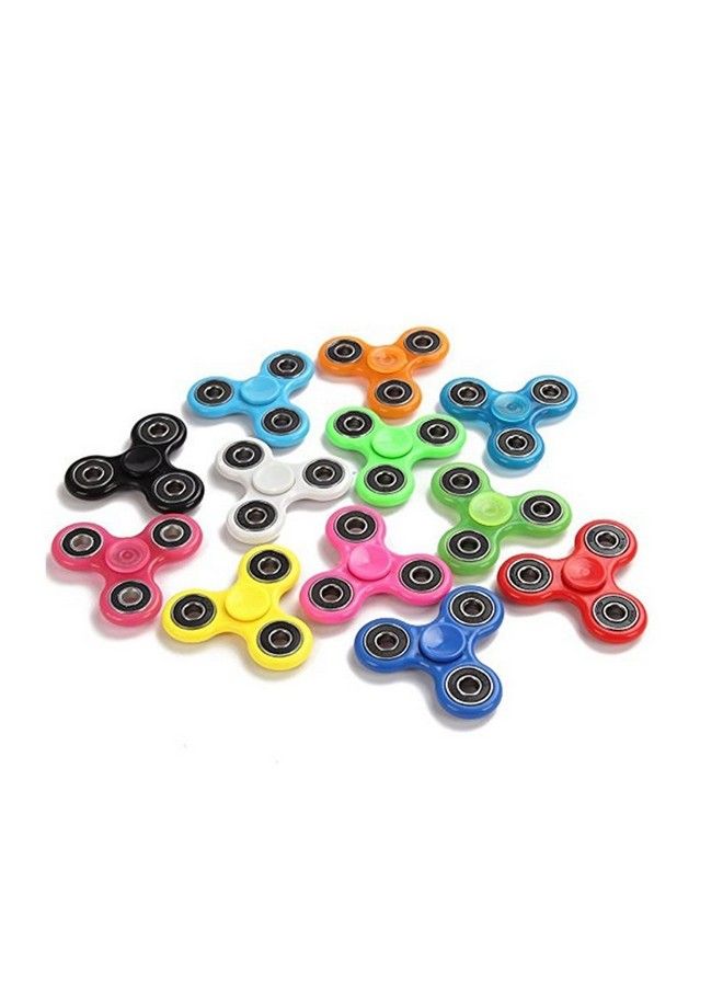 Hand Spinners 25 Pc Color Bundle Bulk Edc Trispinner Desk School Toy Anxiety Relief Adhd Student Relax Therapy Pack Combo Wholesale Green Red Black White Blue Yellow Glow Pink Glow Sky Blue