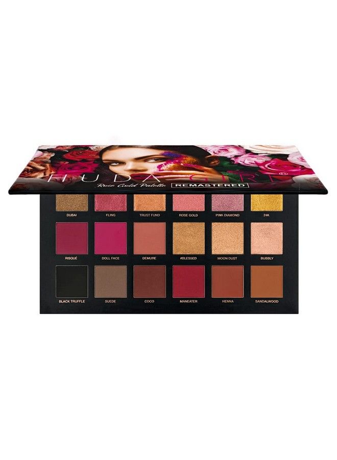 Beauty New Nude And Rose Gold Remastered Eyeshadow Palette 6 Shades Makeup Kit For Girls Semimatte Finish