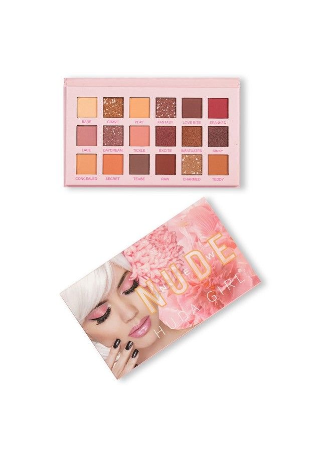 Beauty New Nude And Rose Gold Remastered Eyeshadow Palette 6 Shades Makeup Kit For Girls Semimatte Finish