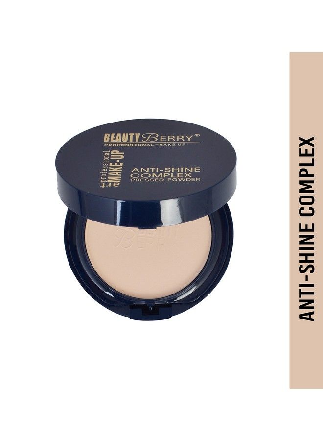 Anti Shine Complex Compact Powder ; Long Lasting Face Makeup For A Natural Glow ; Matte Finish Compact Powder For Women (Ivory)