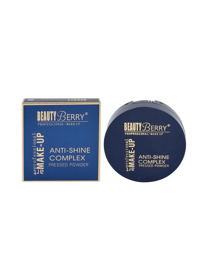 Anti Shine Complex Compact Powder ; Long Lasting Face Makeup For A Natural Glow ; Matte Finish Compact Powder For Women (Ivory)