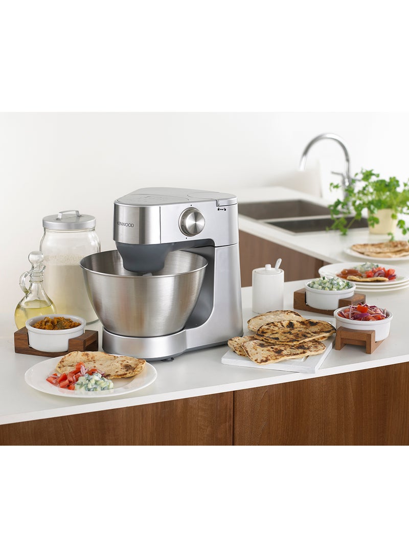 Kenwood Stand Mixer Kitchen Machine Prospero  With  Stainless Steel Bowl, K-Beater, Whisk, Dough Hook 4.3 L 900.0 W KM240SI Silver/Grey