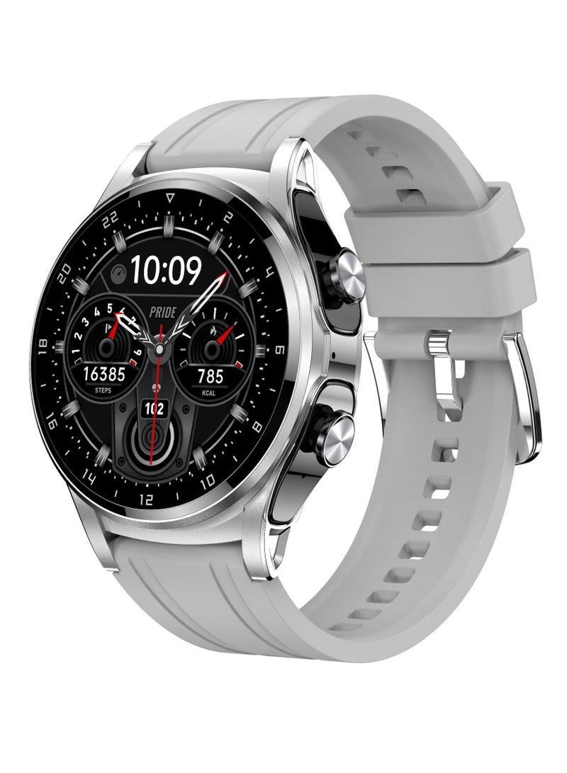 GT66 Smart Watch with TWS Earphones NFC Music Control 1.39 HD Screen Bluetooth Call Healthy Monitoring 100+ Sports Modes