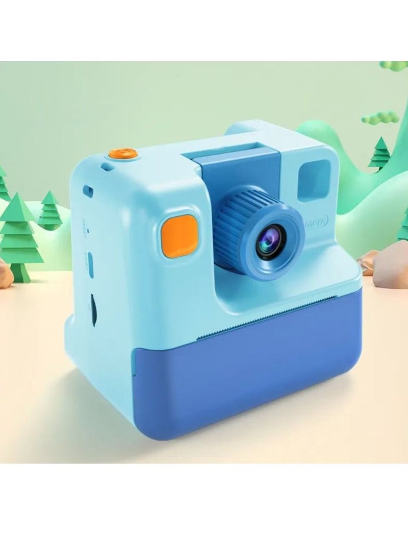 Kids Camera Instant Print Camera with TF Card Print Paper 26MP 1080P Camera 2.0