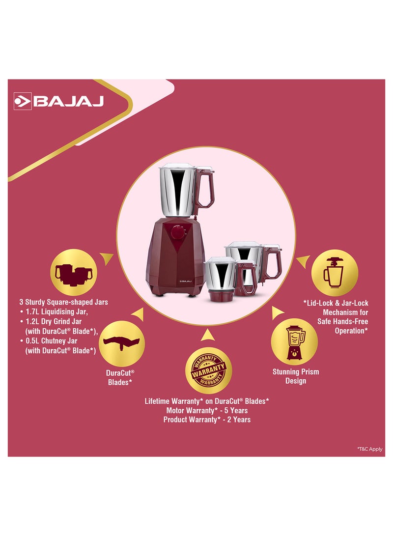 Juvel Mixer Grinder 800.0 W 410554 Maroon