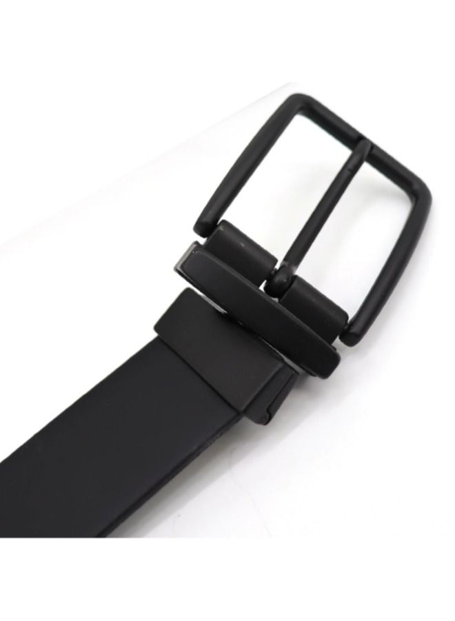 Gai Mattiolo Men’s Double-Face Calf Leather Belt – Reversible – 35mm Wide Italian Made Belt