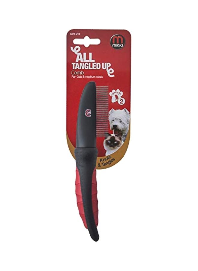 Knots And Tangles Comb Black/Red